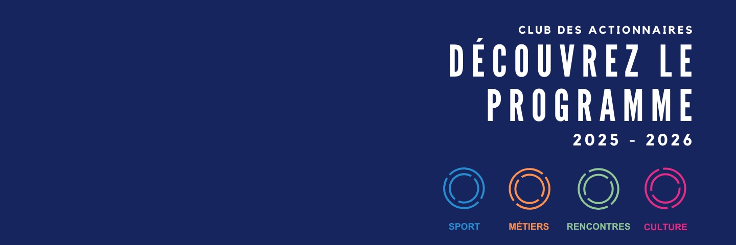 Ontdek het programma van de Club voor het jaar 2025-2026